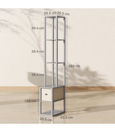 Bathroom Storage Cabinet-White