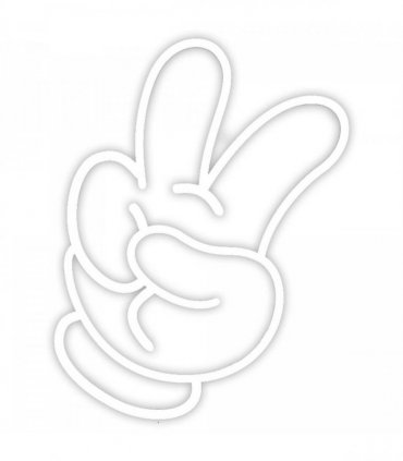 YELLOWPOP DISNEY GLOVE PEACE