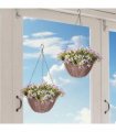Artificial hanging basket