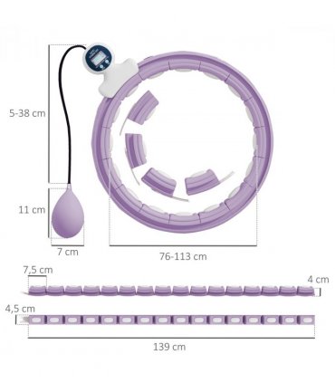 Weighted hula hoop