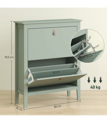 Three drawer shoe cabinet