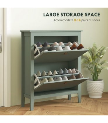 Three drawer shoe cabinet
