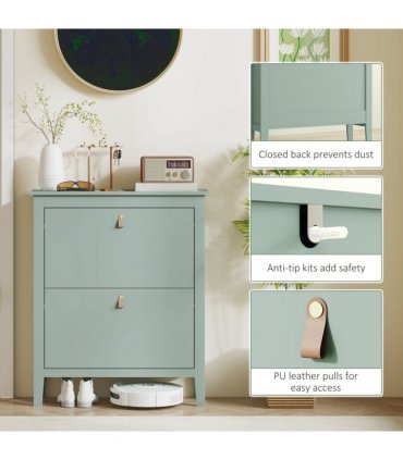 Three drawer shoe cabinet