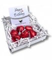 Happy Birthday Mini Gift Hamper with Silver Heart Bracelet