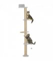Wall Mounted Cat Shelves with 4 Climbing Platforms for Indoor, Light Grey