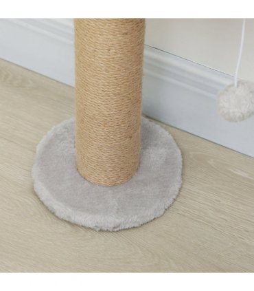 Wall Mounted Cat Shelves with 4 Climbing Platforms for Indoor, Light Grey