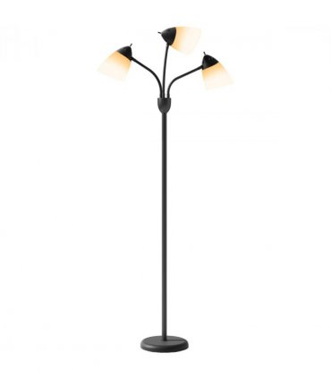 HOMCOM Arc Tree Floor Lamp with 3000K/4500K/6500K Colour Temperatures Black