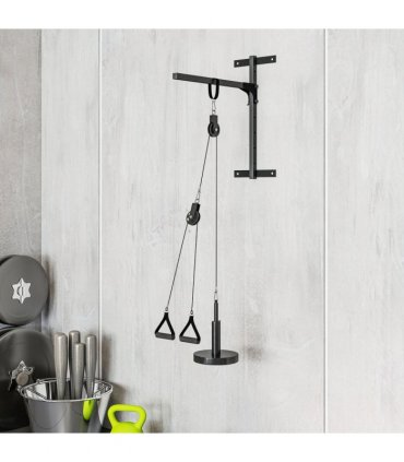 Weight Cable Pulley System for Home Gym with Universal Loading Pin