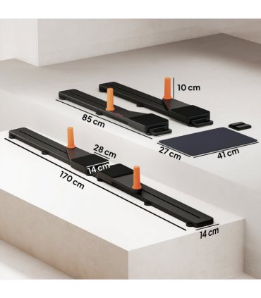 SPORTNOW Push Up Board Set of 2, Portable Press Up Board for Home Gym