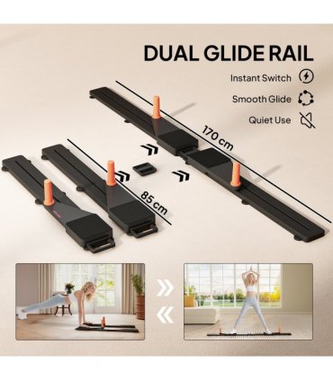 SPORTNOW Push Up Board Set of 2, Portable Press Up Board for Home Gym