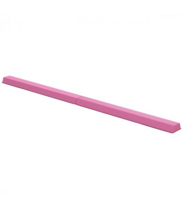 SPORTNOW 7.7FT Folding Gymnastics Balance Beam with Anti-Slip Base, Pink