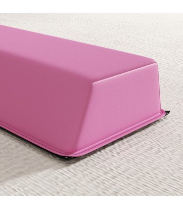 SPORTNOW 7.7FT Folding Gymnastics Balance Beam with Anti-Slip Base, Pink