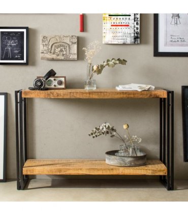 Cosmo Industrial Console Table