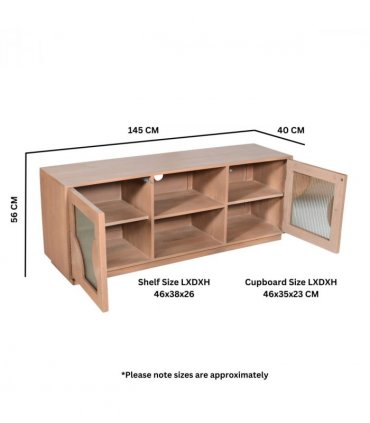 Indus Solid Wood Tv Cabinet