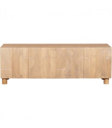 Austin Solid Wood Large Low Board Tv Cabinet
