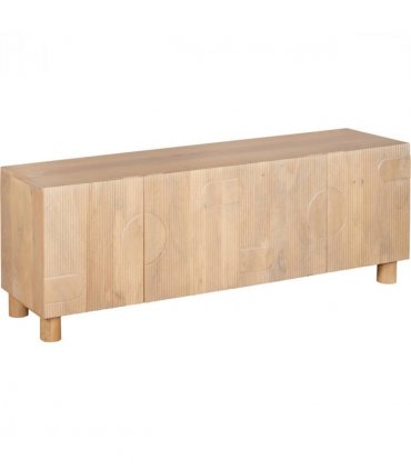 Austin Solid Wood Large Low Board Tv Cabinet