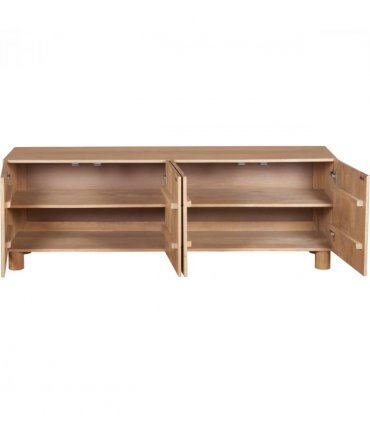 Austin Solid Wood Large Low Board Tv Cabinet