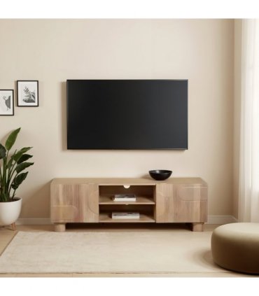 Austin Solid Wood Tv Cabinet
