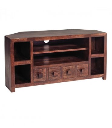 Toko Dark Mango Corner Tv Unit