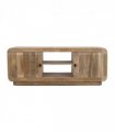 Hudson Carved Mango Wood 2 Doors Tv Cabinet