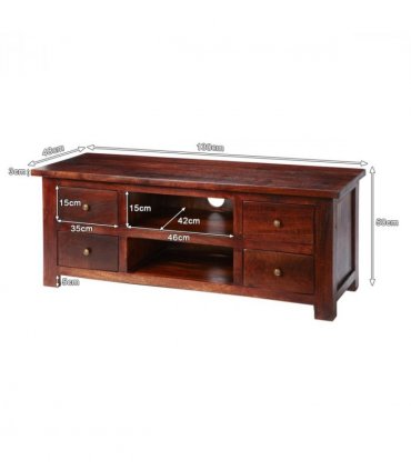 Jaipur Dark Mango Tv Cabinet