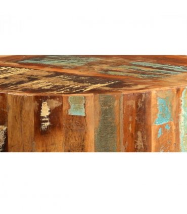 Coastal Drum Side Table