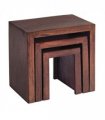Toko Dark Mango Nest Of 3 Tables