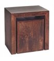 Toko Dark Mango Cubed Nest Of 2 Tables
