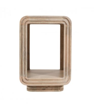 Hudson Carved Mango Wood Side Table
