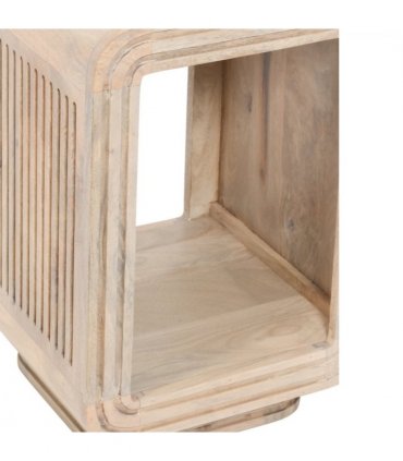 Hudson Carved Mango Wood Side Table