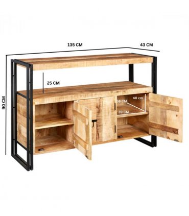 Cosmo Industrial Sideboard