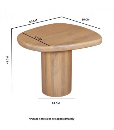 Austin Solid Wood Side Table