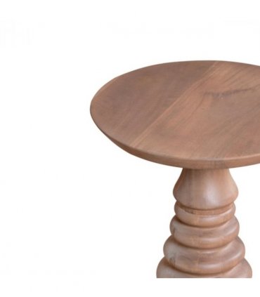 Valencia Cane & Mango Wood Side Table