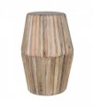 Hudson Carved Mango Wood Side Table