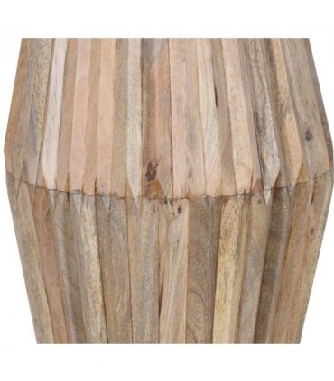 Hudson Carved Mango Wood Side Table