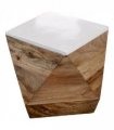 Alfie Side Table Solid Mango Wood