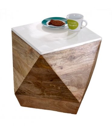 Alfie Side Table Solid Mango Wood