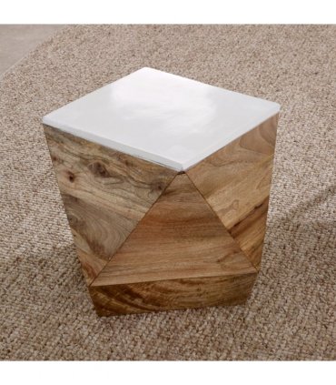 Alfie Side Table Solid Mango Wood