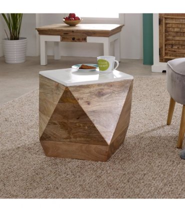 Alfie Side Table Solid Mango Wood