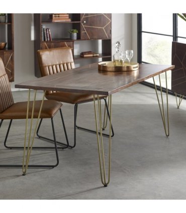Dark Gold Dining Table