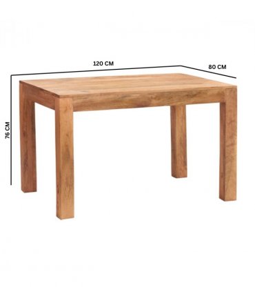 Toko Light Mango Small Dining Table