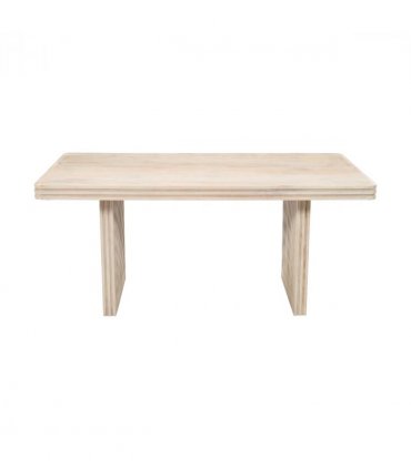 Hudson Carved Mango Wood Dining Table 6 Seater