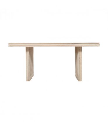 Hudson Carved Mango Wood Dining Table 6 Seater