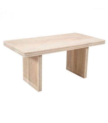 Hudson Carved Mango Wood Dining Table 6 Seater