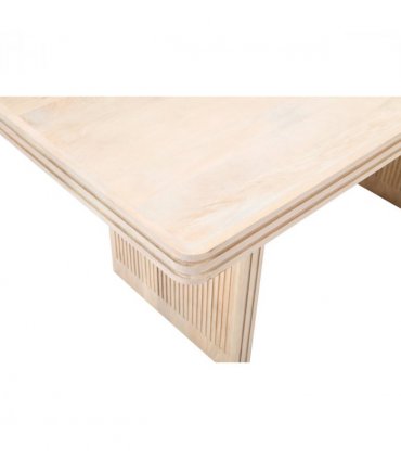 Hudson Carved Mango Wood Dining Table 6 Seater