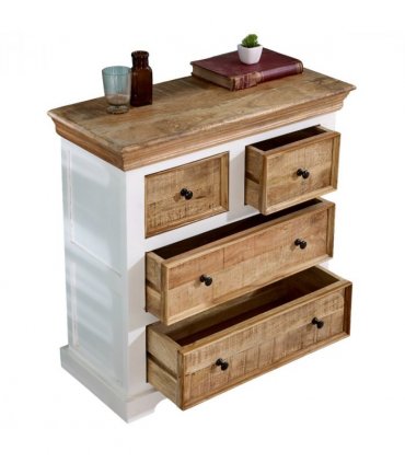 Alfie Solid Mango Wood 4 Chest Of Drawers