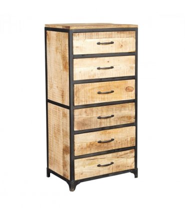 Cosmo Industrial Tall Chest