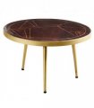 Dark Gold  Round Coffee Table