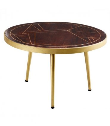 Dark Gold  Round Coffee Table