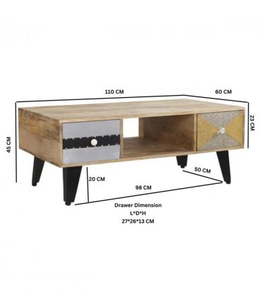 Sorio 4 Drawer Coffee Table